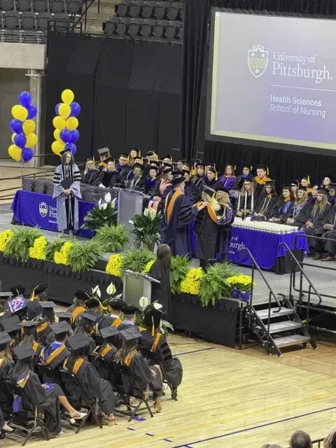University of Pittsburgh School of Nursing hooding ceremony