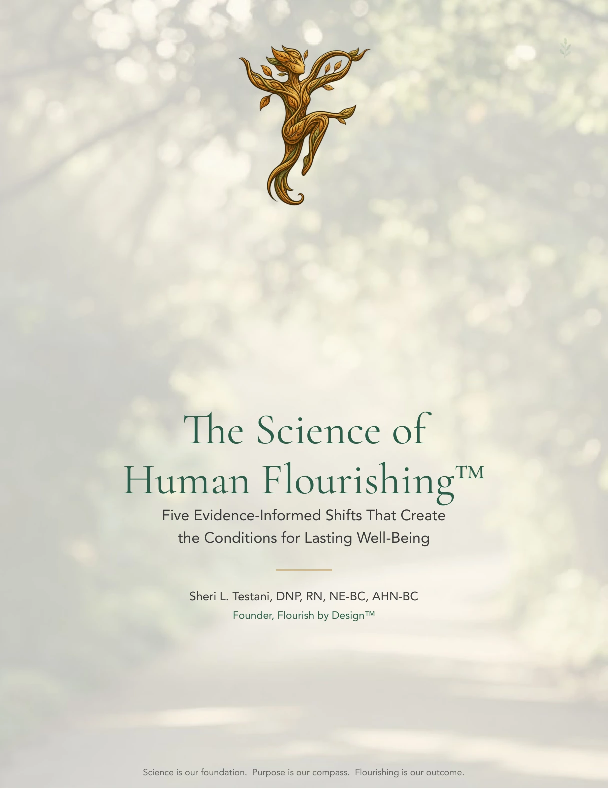 The Science of Human Flourishing™ — Publication No. 001 cover