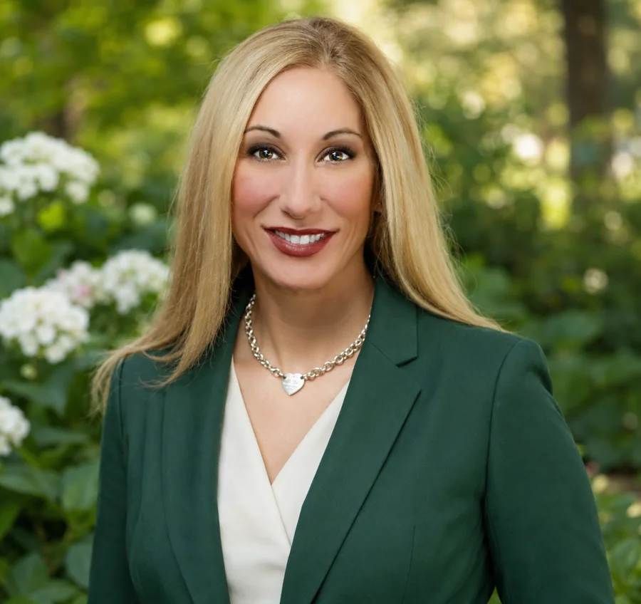 Sheri L. Testani in garden — Lead Well leadership coaching